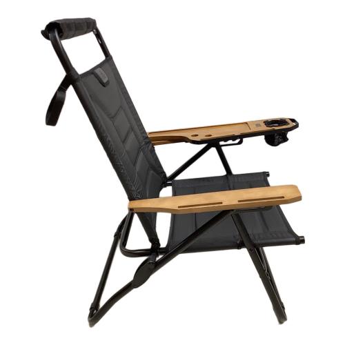 AS2OV (アッソブ) アウトドアチェア ブラック ハイバックリクライニングローローバーチェア