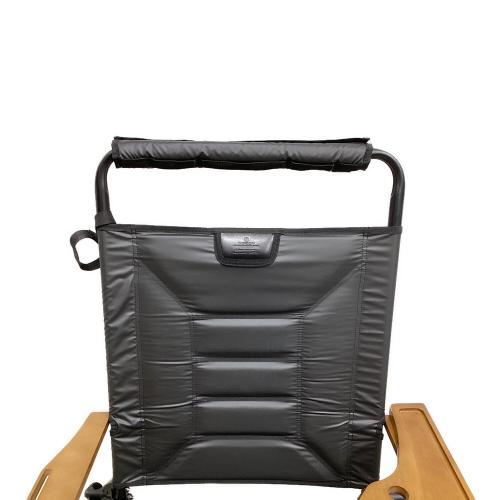 AS2OV (アッソブ) アウトドアチェア ブラック ハイバックリクライニングローローバーチェア