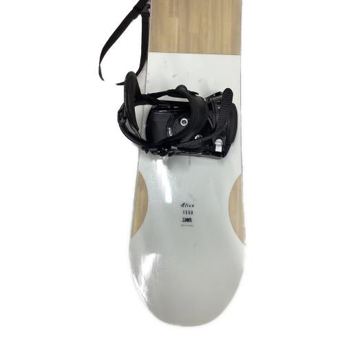 zuma (ツマ) ALIVE 1550 スノーボード 155 ホワイト