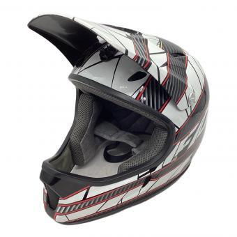 FOX (フォックス) ランページ サイクル用ヘルメット SIZE M ホワイト×ブラック ダウンヒル用ヘルメット