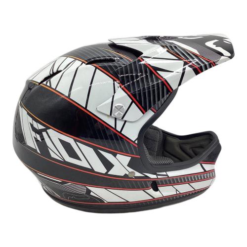 FOX (フォックス) ランページ サイクル用ヘルメット SIZE M ホワイト×ブラック ダウンヒル用ヘルメット