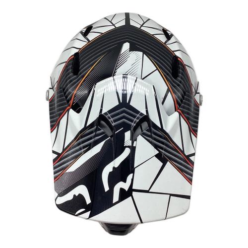 FOX (フォックス) ランページ サイクル用ヘルメット SIZE M ホワイト×ブラック ダウンヒル用ヘルメット