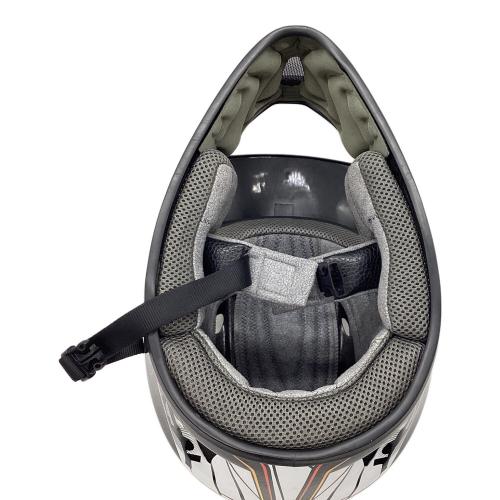 FOX (フォックス) ランページ サイクル用ヘルメット SIZE M ホワイト×ブラック ダウンヒル用ヘルメット