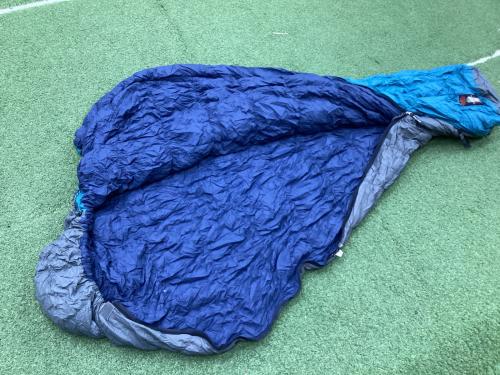 mont-bell (モンベル) マミー型シュラフ(ダウン) ブルー スーパーストレッチ ダウンハガー #3 ロング