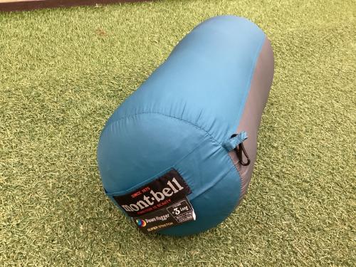 mont-bell (モンベル) マミー型シュラフ(ダウン) ブルー スーパーストレッチ ダウンハガー #3 ロング