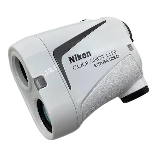 Nikon (ニコン) ゴルフ距離測定器 ケース付 ホワイト COOLSHOT LITE