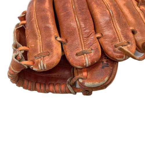 MIZUNO (ミズノ) MIZUNO Pro 硬式グローブ N48100 旧ロゴ 初期ビッグM オレンジ