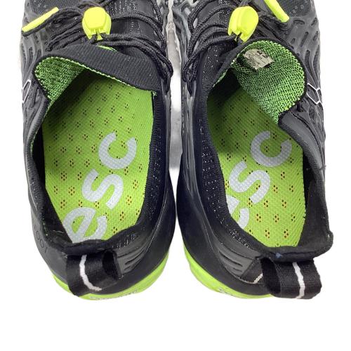 VIVOBARE FOOT (ビボベアフット) ハイドラ ESC トレランシューズ トレッキングシューズ メンズ SIZE EU 43 ブラック×ライムグリーン