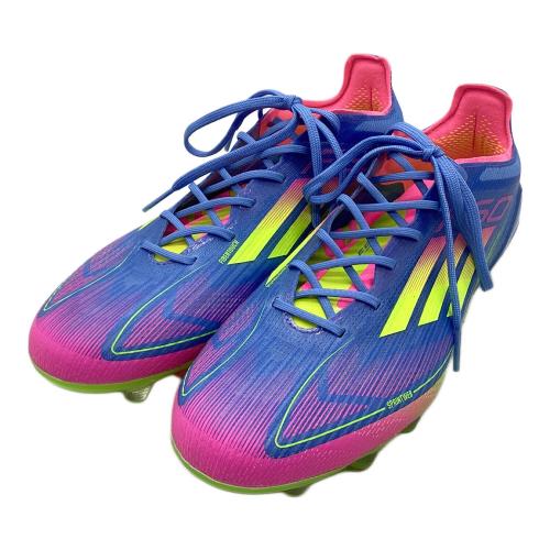 adidas (アディダス) F50 ELITE HG/AG ジャパン サッカースパイク IE1283 ブルー×ピンク SIZE 26.5cm