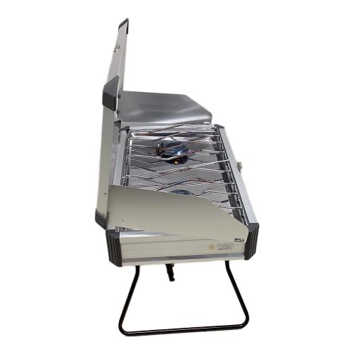 UNIFLAME (ユニフレーム) ツインガスバーナー US-1900 2019年製 シルバー ステッカー付 PSLPGマーク有