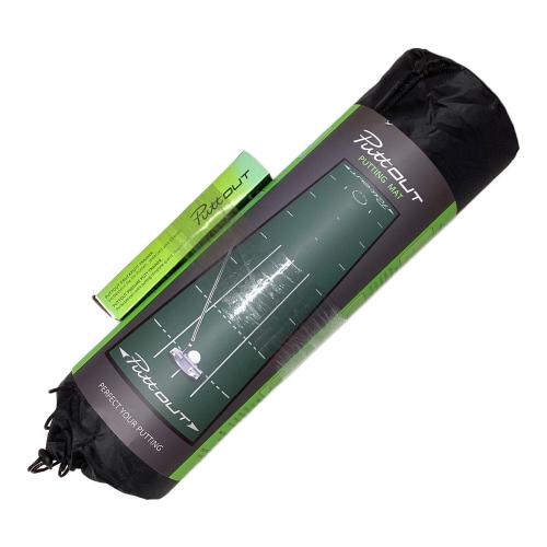 PuttOUT ゴルフ練習グッズ 50×240cm グリーン パターマット