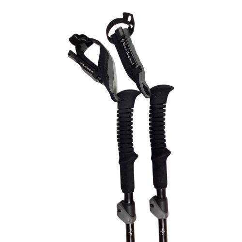 BLACK DIAMOND (ブラックダイヤモンド) トレッキングポール 2本セット 95-110cm ブラック DISTANCE FLZ