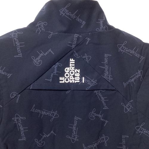 le coq sportif GOLF (ルコック スポルティフ ゴルフ) アウター ゴルフウェア(トップス) LG5FWB01M 2WAY ウインドブレーカー ジャンバー ジャケット メンズ SIZE M ネイビー