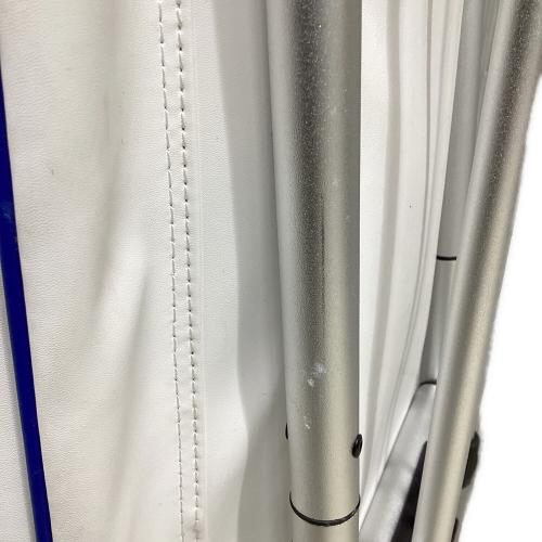 MIZUNO (ミズノ) キャディバッグ 5LJC2227 4口 9.5型 ホワイト×ブルー Tour FRAME WALKER