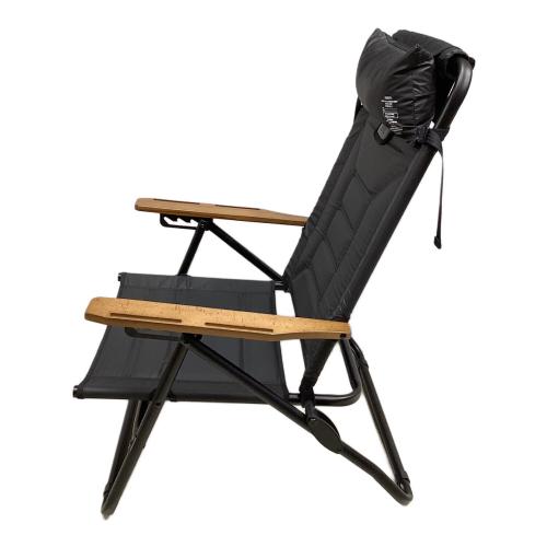 AS2OV (アッソブ) アウトドアチェア ブラック ハイバックリクライニングローローバーチェア