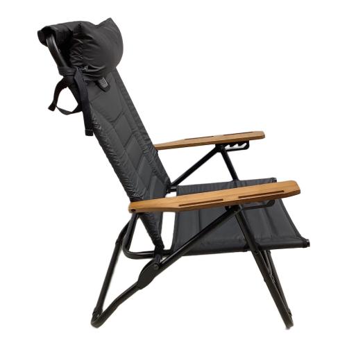 AS2OV (アッソブ) アウトドアチェア ブラック ハイバックリクライニングローローバーチェア