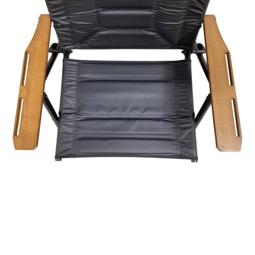 AS2OV (アッソブ) アウトドアチェア ブラック ハイバックリクライニングローローバーチェア