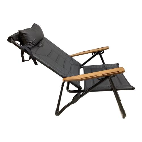 AS2OV (アッソブ) アウトドアチェア ブラック ハイバックリクライニングローローバーチェア