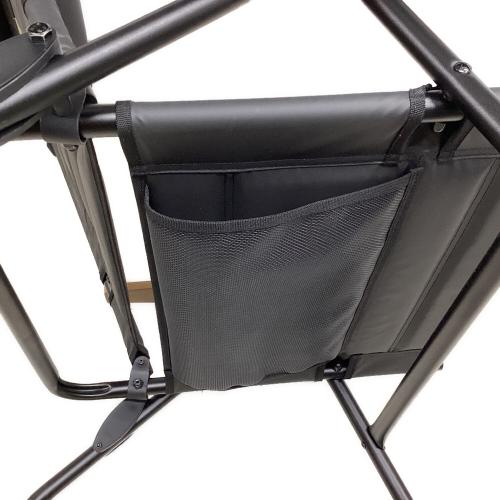 AS2OV (アッソブ) アウトドアチェア ブラック ハイバックリクライニングローローバーチェア