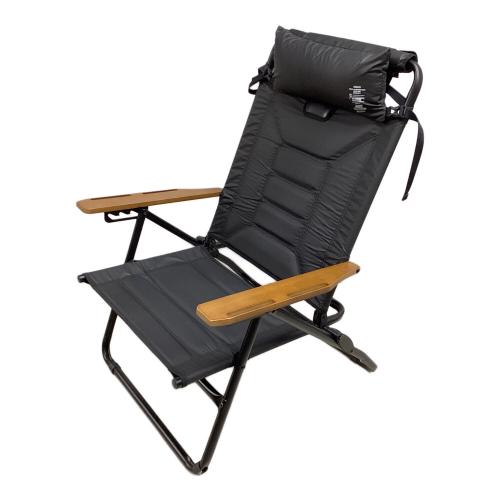 AS2OV (アッソブ) アウトドアチェア ブラック ハイバックリクライニングローローバーチェア