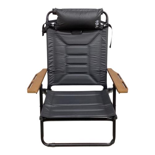 AS2OV (アッソブ) アウトドアチェア ブラック ハイバックリクライニングローローバーチェア