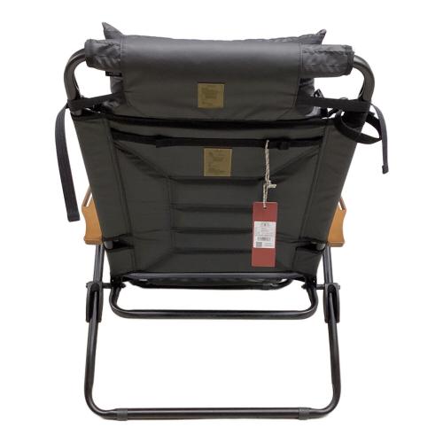 AS2OV (アッソブ) アウトドアチェア ブラック ハイバックリクライニングローローバーチェア