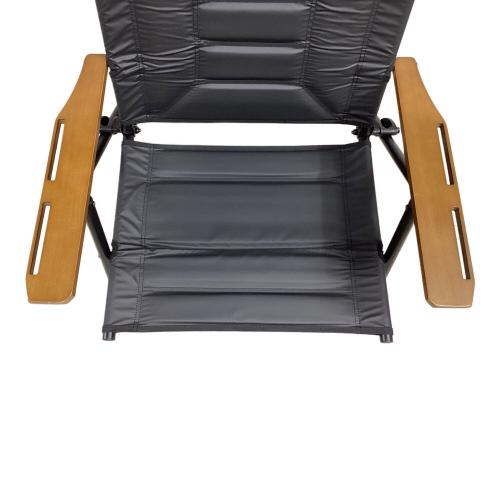 AS2OV (アッソブ) アウトドアチェア ブラック ハイバックリクライニングローローバーチェア