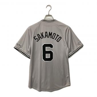 読売ジャイアンツ (ヨミウリジャイアンツ) 2024年ビジター 応援グッズ 坂本 勇人【6】 SIZE S グレー