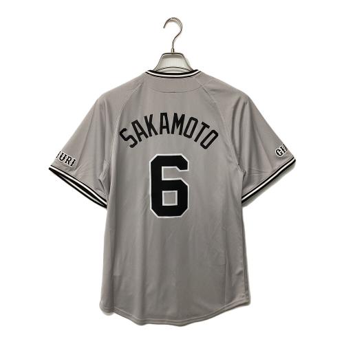 読売ジャイアンツ (ヨミウリジャイアンツ) 2024年ビジター 応援グッズ 坂本 勇人【6】 SIZE S グレー