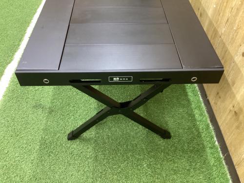 WAQ (ワック) アウトドアテーブル ブラック マルチローテーブル