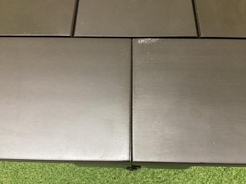 WAQ (ワック) アウトドアテーブル ブラック マルチローテーブル