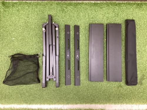 WAQ (ワック) アウトドアテーブル ブラック マルチローテーブル