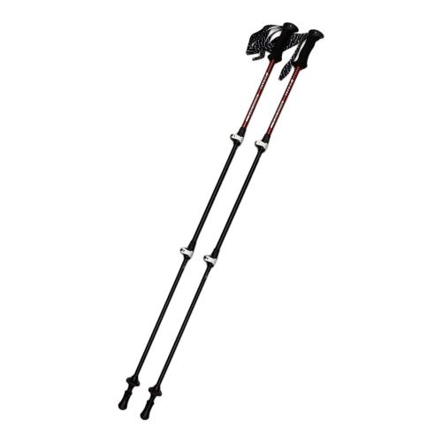 SINANO (シナノ) トレッキングポール 90-115cm レッド×ブラック トレッキングポール AL 115