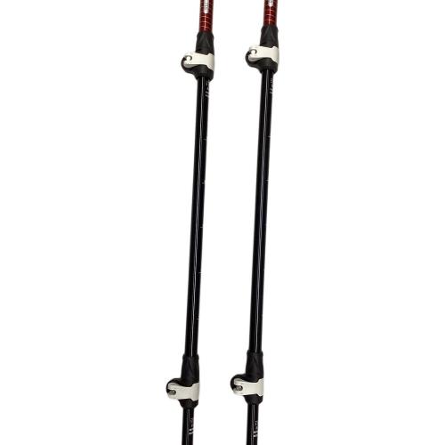 SINANO (シナノ) トレッキングポール 90-115cm レッド×ブラック トレッキングポール AL 115