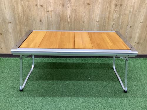 Snow peak (スノーピーク) アウトドアテーブル CK-080R シルバー×ブラウン エントリーIGT