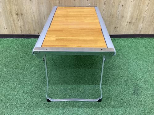 Snow peak (スノーピーク) アウトドアテーブル CK-080R シルバー×ブラウン エントリーIGT