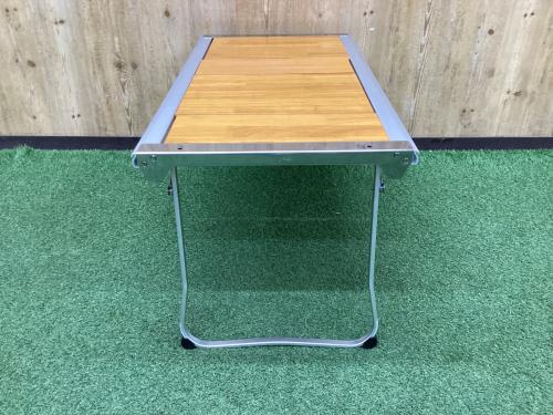 Snow peak (スノーピーク) アウトドアテーブル CK-080R シルバー×ブラウン エントリーIGT