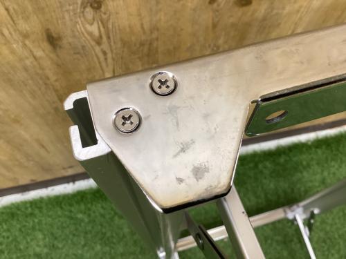 Snow peak (スノーピーク) アウトドアテーブル CK-080R シルバー×ブラウン エントリーIGT