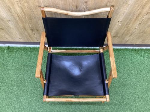 8A GAREGE アウトドアチェア ブラック Leather Chair