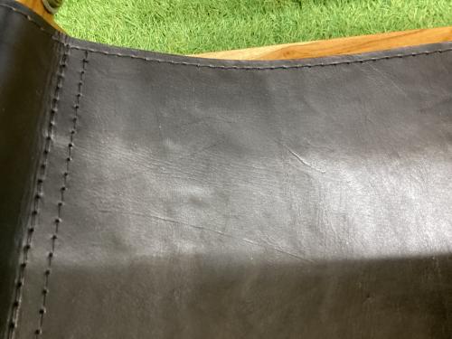 8A GAREGE アウトドアチェア ブラック Leather Chair