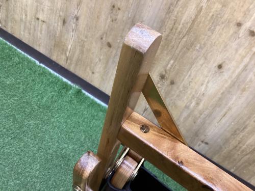 8A GAREGE アウトドアチェア ブラック Leather Chair