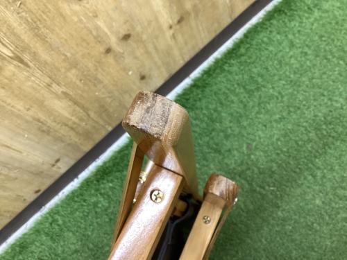8A GAREGE アウトドアチェア ブラック Leather Chair