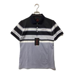 BRIEFING (ブリーフィング) ゴルフウェア(ポロシャツ) BRG241M62 2024年モデル メンズ SIZE M ネイビー×スカイブルー