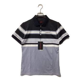 BRIEFING (ブリーフィング) ゴルフウェア(ポロシャツ) BRG241M62 2024年モデル メンズ SIZE M ネイビー×スカイブルー