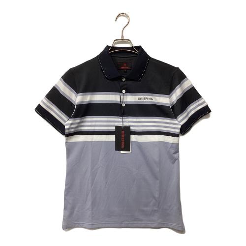 BRIEFING (ブリーフィング) ゴルフウェア(ポロシャツ) BRG241M62 2024年モデル メンズ SIZE M ネイビー×スカイブルー