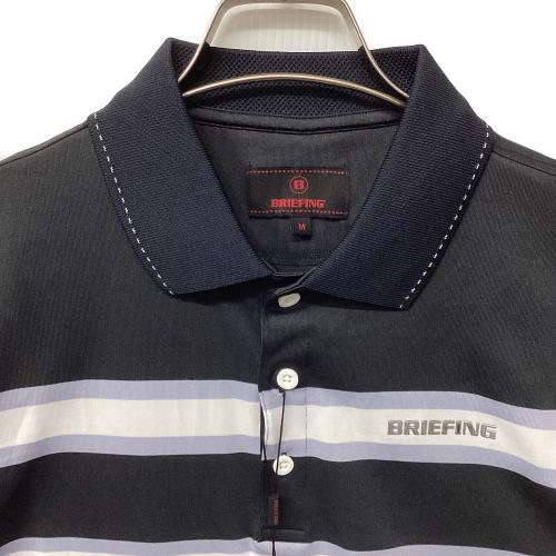 BRIEFING (ブリーフィング) ゴルフウェア(ポロシャツ) BRG241M62 2024年モデル メンズ SIZE M ネイビー×スカイブルー