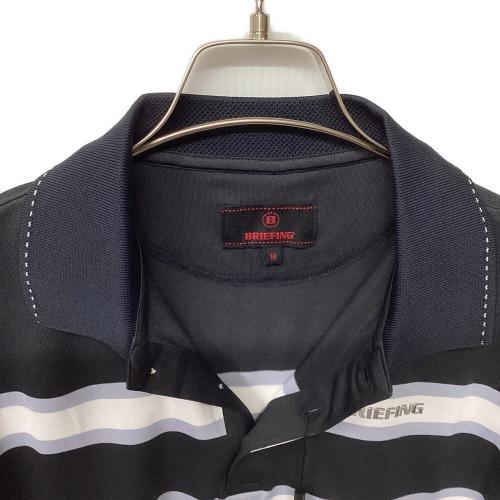 BRIEFING (ブリーフィング) ゴルフウェア(ポロシャツ) BRG241M62 2024年モデル メンズ SIZE M ネイビー×スカイブルー