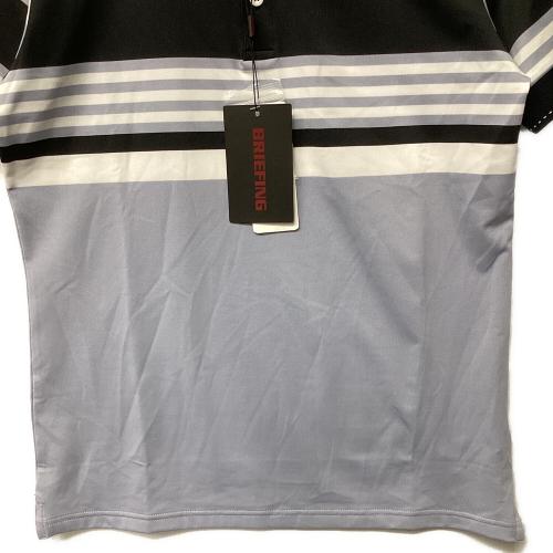 BRIEFING (ブリーフィング) ゴルフウェア(ポロシャツ) BRG241M62 2024年モデル メンズ SIZE M ネイビー×スカイブルー
