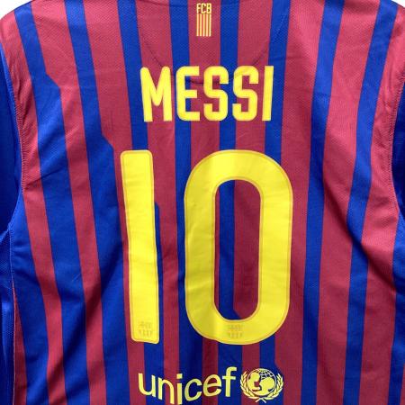 NIKE 2011〜2012 FCバルセロナ　リオネル・メッシ　長袖 NIKE (ナイキ) サッカーユニフォーム 419878-486 リオネル・メッシ【10