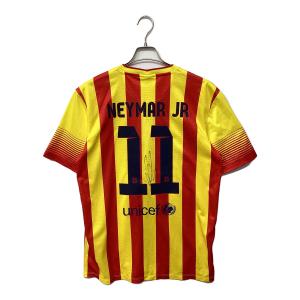 NIKE (ナイキ) FCバルセロナ【11】ネイマール サッカーユニフォーム 532823-703 13/14 ユニフォーム アウェイ 半袖 レプリカ SIZE L イエロー×レッド